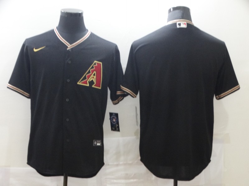Men's Arizona Diamondbacks Black Blank Jersey